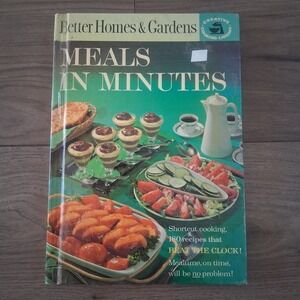 Better Homes‎ & Gardens Meals In Minutes Shortcut Cooking Cookbook Vintage 1963
